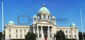 Serbian parliament in Belgrade