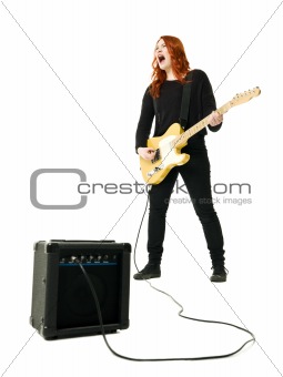 Female Guitar player