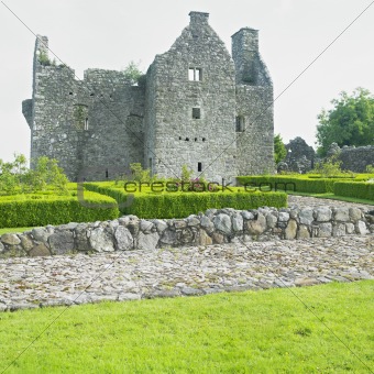 ruins of Tully Castle, County Fermanagh, Northern Ireland