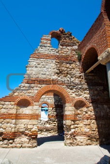 219 - Remains of ancient church. Bulgaria. Nessebar