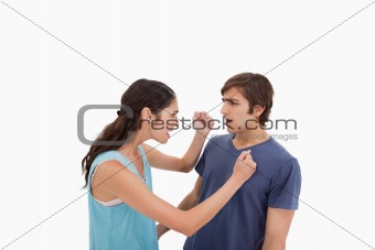 Couple having an argument
