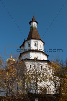 Tower of the New Jerusalem Monastery. Russia