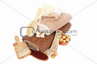 Towels and spa set