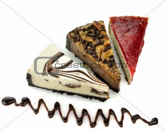 cheesecake slices