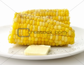 Boiled Sweet Corn 