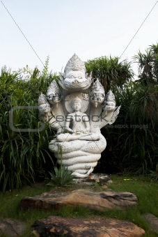 Buddha type sit on naga 9 head