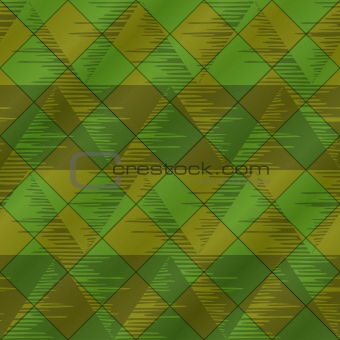 Abstract seamless plaid, green