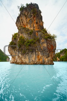 limestone island - the coast of Thailand, Phuket