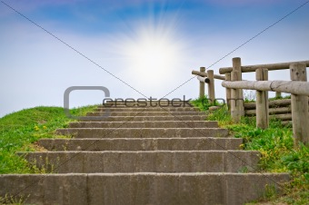 Stairway and Sunlight