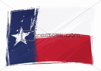 Grunge Texas flag
