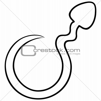 Sperm symbol