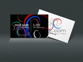 abstract busines card template