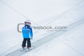 Junior skier.