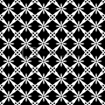 Seamless pattern with cross-shaped elements.