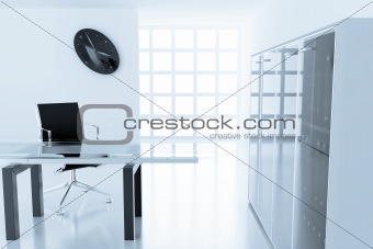 Light modern cubicle