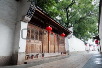  Tranqui Chinese traditional alley.