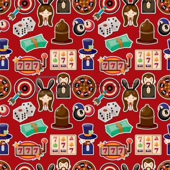 seamless casino pattern