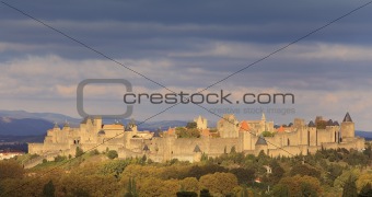 Carcassonne-fortified town