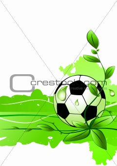 Vector soccer background