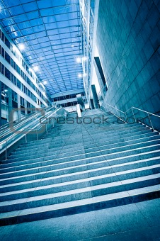 Steps in a modern Building