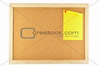 yellow paper note