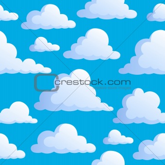 Seamless background with clouds 3