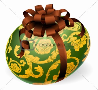 Luxury Ornate Easter Egg With Bow