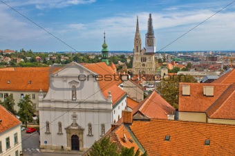 Historic upper town of Zagreb