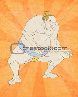 Japanese sumo wrestler
