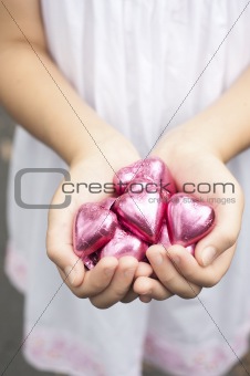 holding hearts