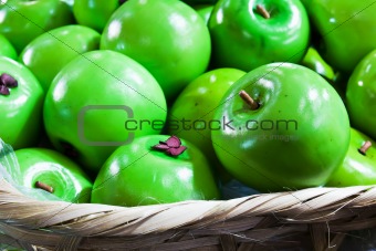 Fake green apple