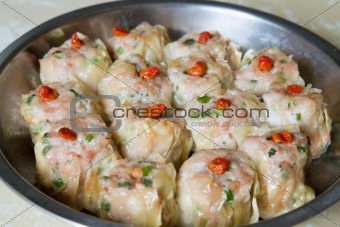 Steamed Shu Mai Pork Dumplings
