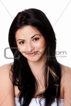 Happy smiling young woman