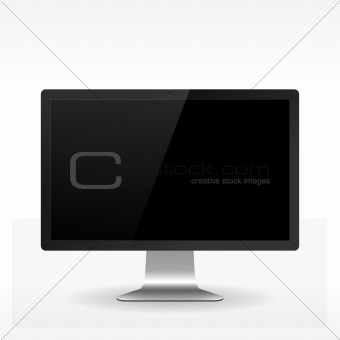 Black LCD monitor