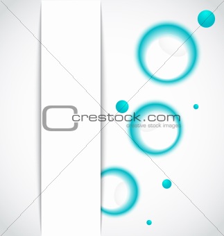 abstract background with blue circle
