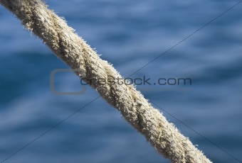 Rope against sea water