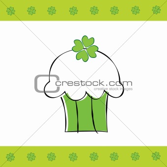 Saint Patrick's Day Cupcake