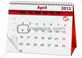 holiday calendar April 1