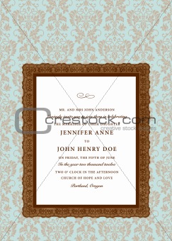 Vector Extra Ornate Frame and Pattern