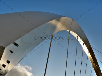 White arch bridge