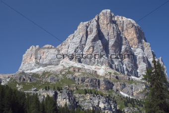 Dolomites mountain view