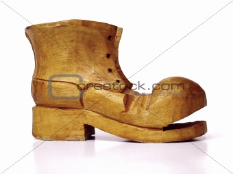 Wooden boot