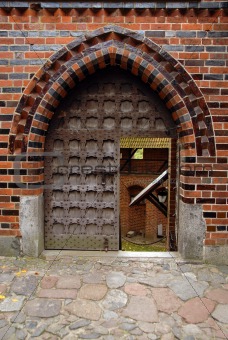 entrance gate of the castle