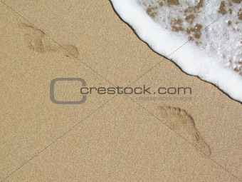 Footprints and crestwaves