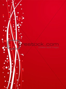 Grunge abstract vector illustration background in red