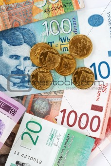 Serbian dinars