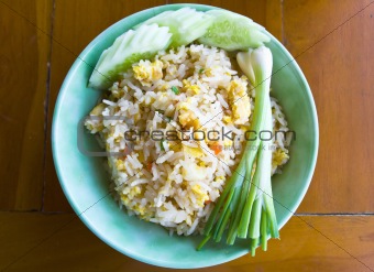 Thai food fried rice 
