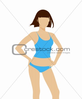 woman clothes template