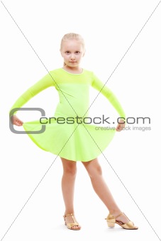 little girl dancing