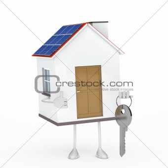 house figure with key